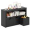 Multi-Purpose MDF Kids 3-Drawer Storage Cabinet with Wheels for Kids Room Living Room or Bedroom
